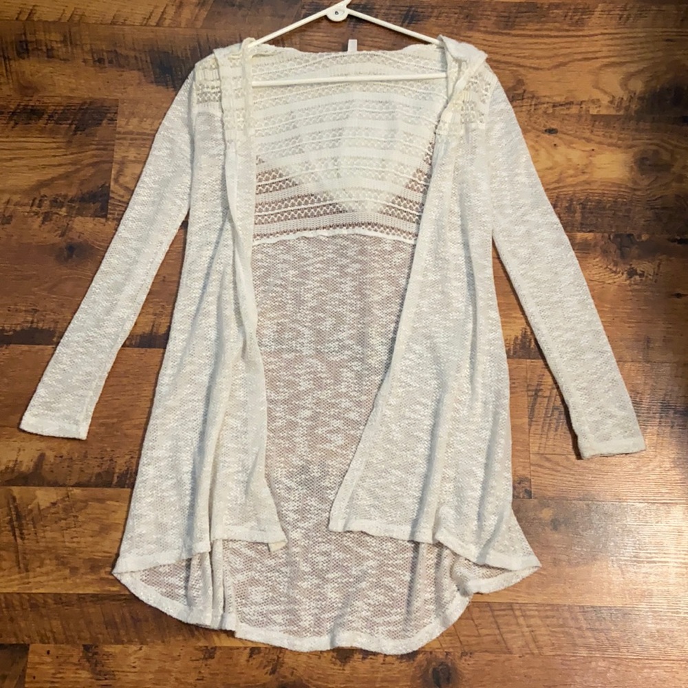 Long hooded Aeropostale Cardigan